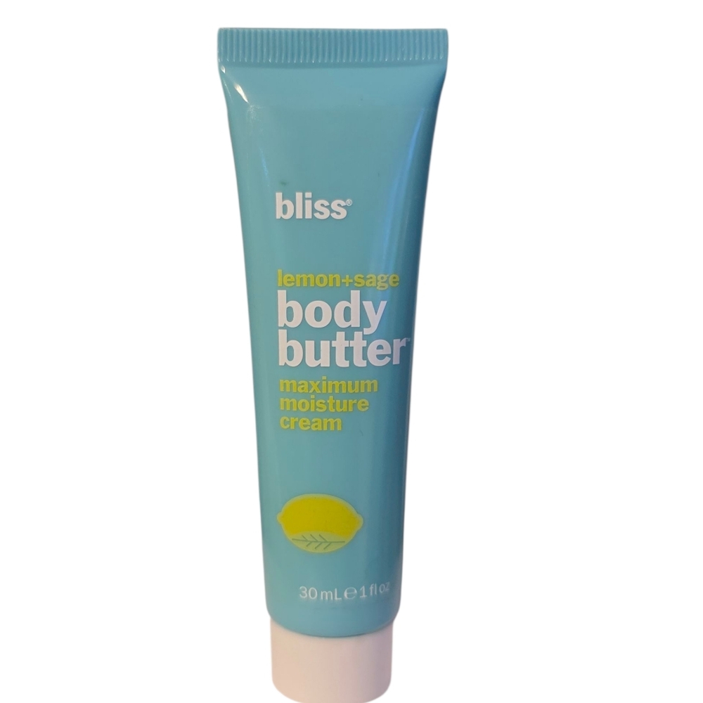 3X Bliss Lemon and Sage Body Butter 1 oz Travel Size Sealed